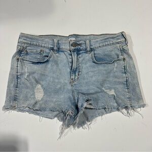 Old Navy Blue Jean Shorts Distressed Casual